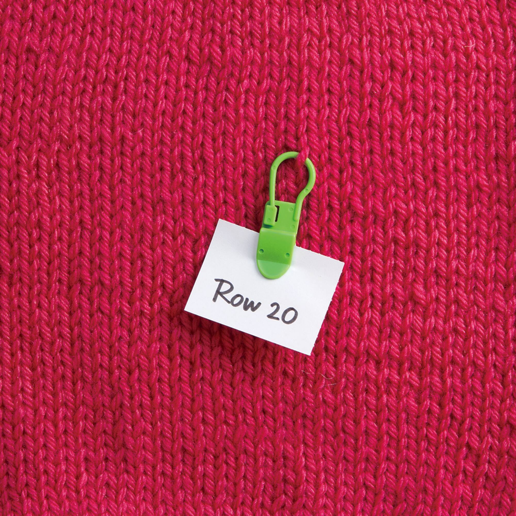 Clover Locking Stitch Markers with Clip